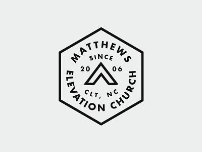 Elevation Badges badge branding church drawn logo print series stamp texture typography vintage worship