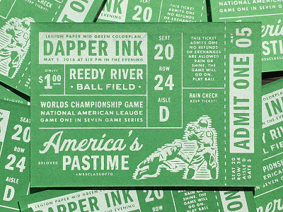 Dapper Ink Baseball Cards baseball branding fun layout logo printed rough screenprint texture type typography vintage