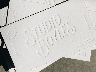 Studio Boyles badge branding colors dapper ink icon new building new location new year new you