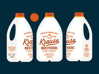 Krause Brothers Bottles packagin