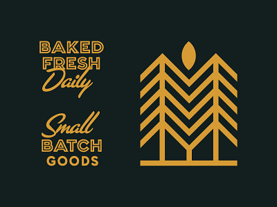 Spruce bakery branding deli farmers food grocery icon logo market typography