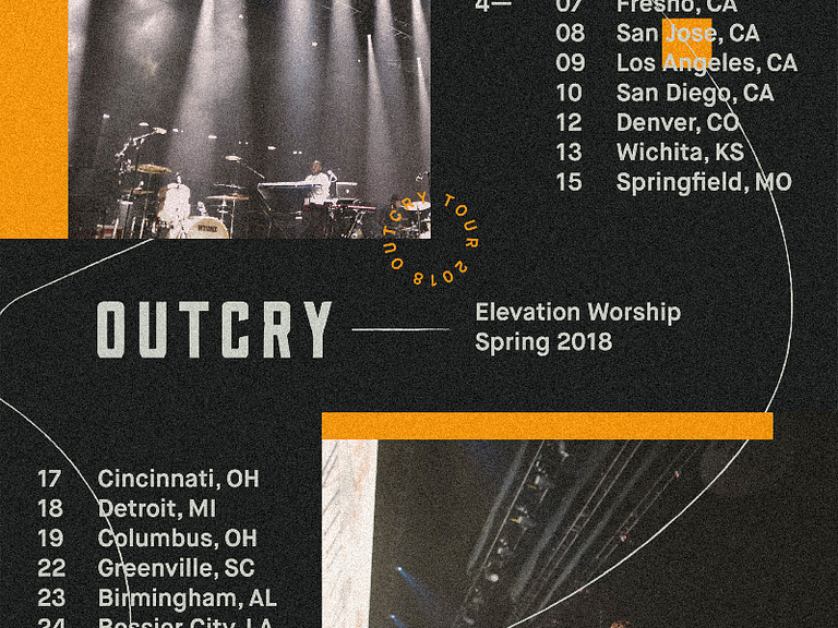 Outcry Tour by Jacob Boyles for Elevation Creative on Dribbble