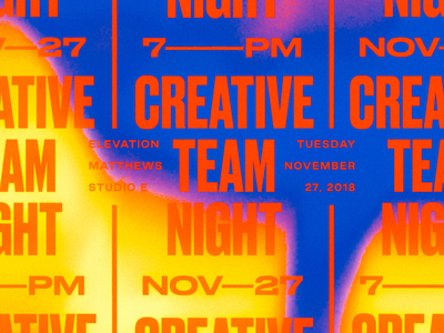 Creative Team Night badge branding design grids layout lines logo packaging pattern printed screenprint shirt system texture type typography vector vintage