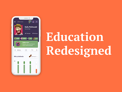 Education redesigned app clean dashboard e learning edtech medium platform typography ui uidesign ux