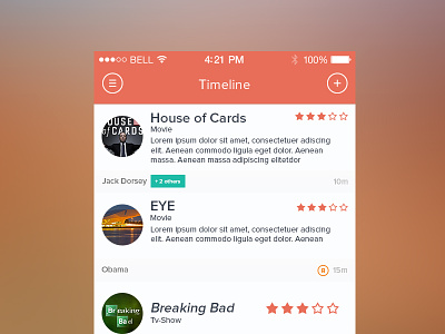 New iOS app - Brebble app clean ios rating ui ux wip