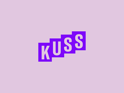 Kuss andstudio brand branding logo logotype mark minimal symbol type typography