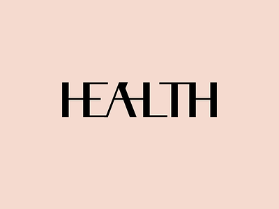 Health restaurant dinner food health healthy logo logotype restaurant typeface typography wordmark