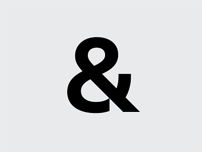 &andstudio ampersand andstudio bold branding clean icon letter logo logotype mark minimal symbol type typography