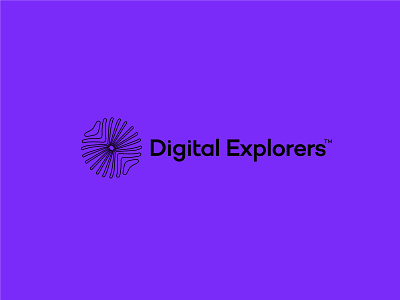 Digital Explorers andstudio brand branding design icon logo logotype minimal symbol typography