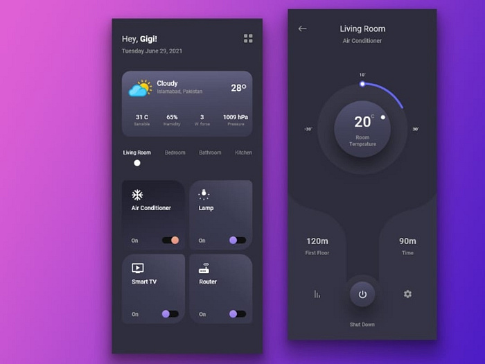 APP UI UX Prototype by Tayyab Akram on Dribbble