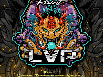 Mascot Logo LV Paint