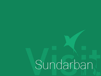 Visit Sundarban bangladesh banner branding dhaka logo tour typography