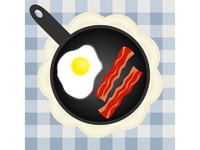 Breakfast illustration vector