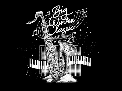 Big Winter Classic t-shirt billyjoel jazzy saxaphone shirt