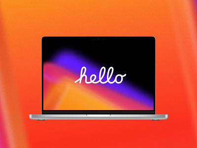 Hello Wallpaper graphic design ui