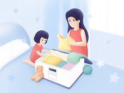 Parental Illustration home illustration parental shopping