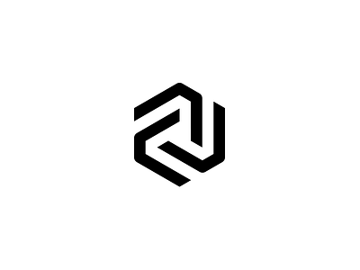 Hexagonal Logo branding graphic design logo design