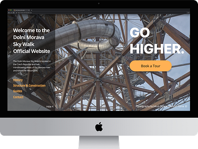 Landing Page - Dolni Morava Sky Walk figma landing landing page ui ui design