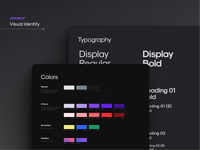 Visual Identity : FUTUROOT case study design ui ui design ux design visual identity website design