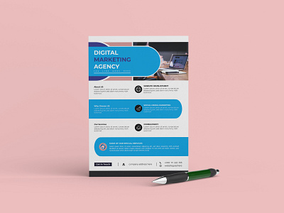 Digital Marketing Agency Flyer Template Design