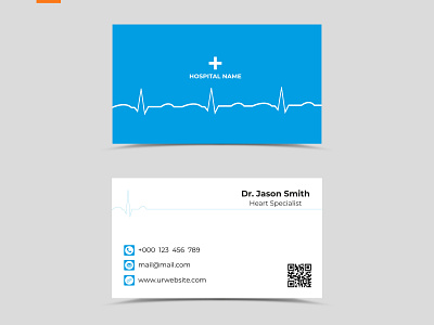 Doctor's Business Card Template Design