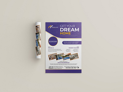 Real Estate Agency Flyer Template Design