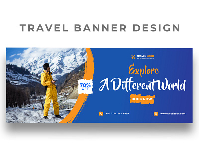 Travel facebook cover template or Travel web banner template agency design facebook cover social media cover social media timeline cover template tourism tourism agency travel travel agency web banner