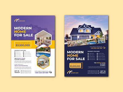 Real Estate Flyer Template Design