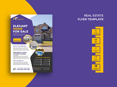 Real Estate Agency Flyer Template Design