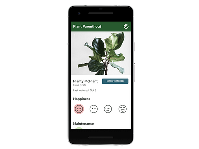Plant Parenthood MVP - Plant Profile