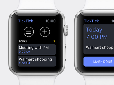 Ticktick for Apple Watch app apple watch ios ticktick to do