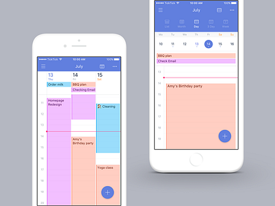 Ticktick Calendar View For Ios By Yao On Dribbble