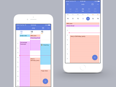 TickTick Calendar View for iOS app calendar ticktick