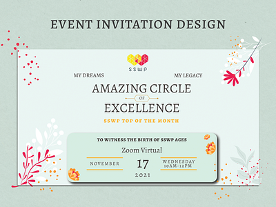 E-Invitation Design branding event invitation graphic design