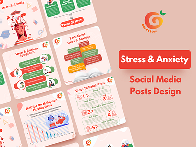 Stress And Anxiety Social Media Posts