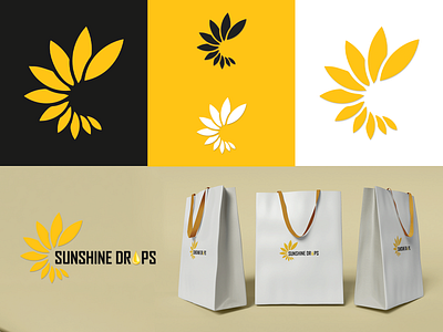 Sunshine Drops | Logo Design branding creative design design graphic design illustration logo logo design sunshine drops vector
