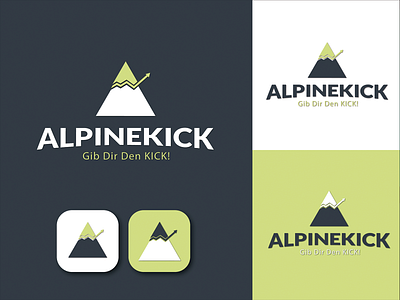 Alpinekick | Logo Design