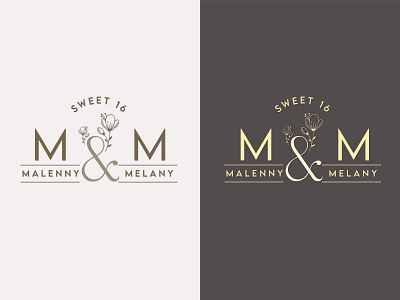 M & M | Logo Design branding creative design design graphic design illustration logo logo design vector