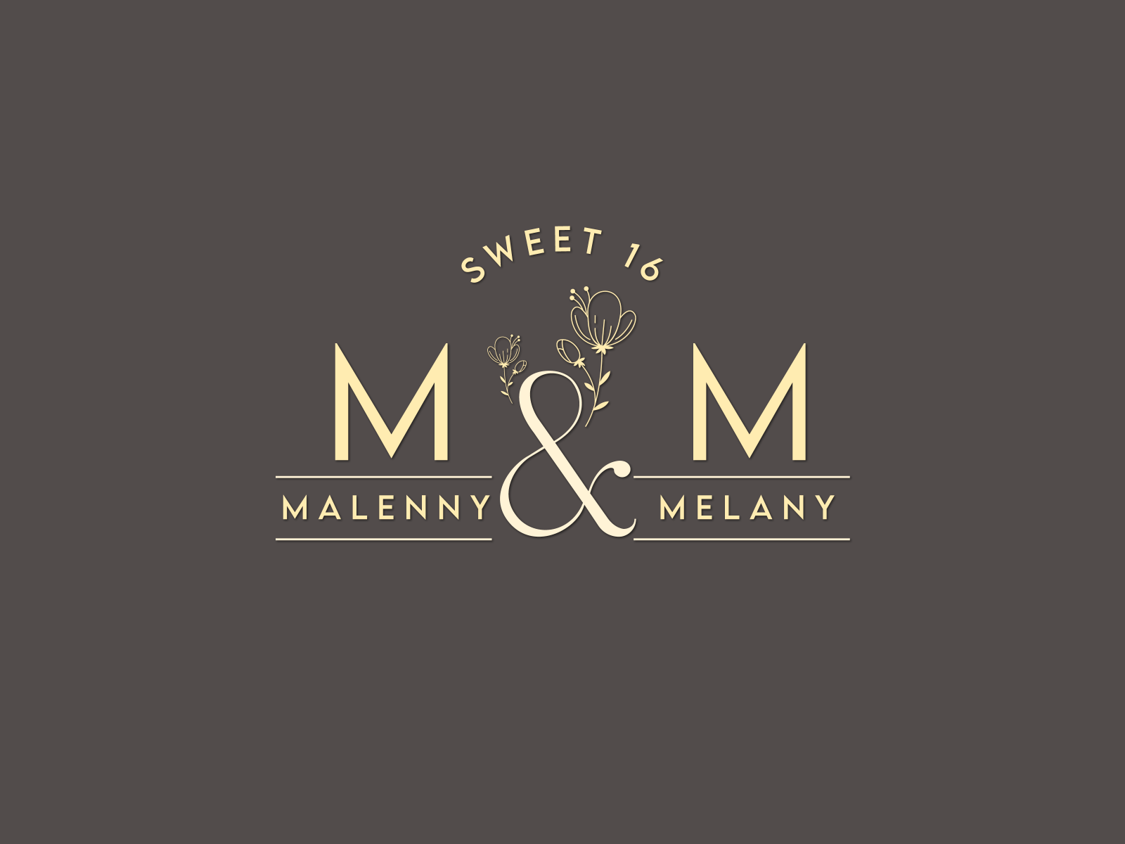 Malenny & Melany | Logo Design by Amna Iqbal on Dribbble