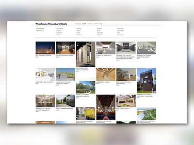 Woodhouse Tinucci Architects Website ui website