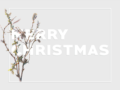 Merry Christmas christmas card graphic design postcard