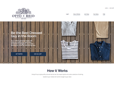 Otto + Reid branding creative direction startup ui ux web design