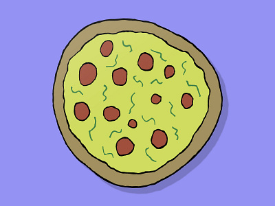 Pizza food illustration nathan duffy pizza