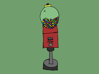 Gumball Machine gumball gumball machine illustration nathan duffy