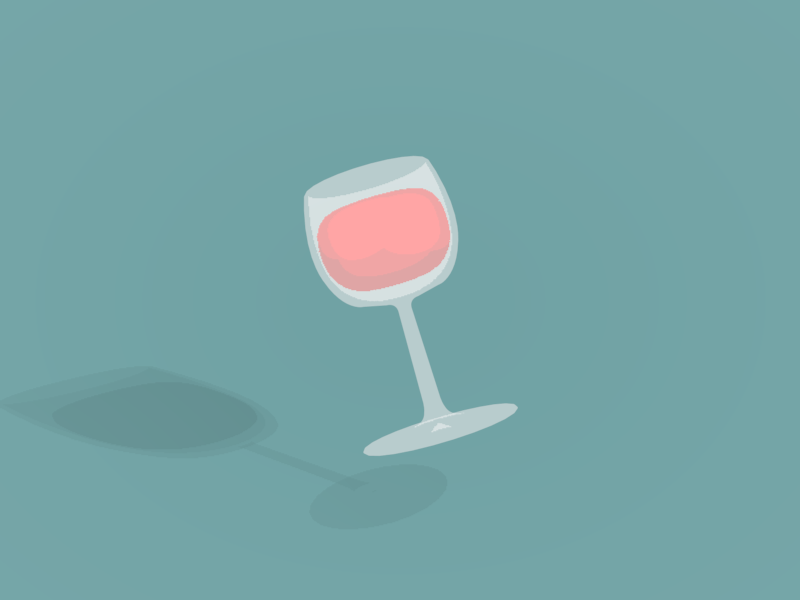 Wine alcohol animation c4d cinema4d drink gif glass loop nathan duffy wine