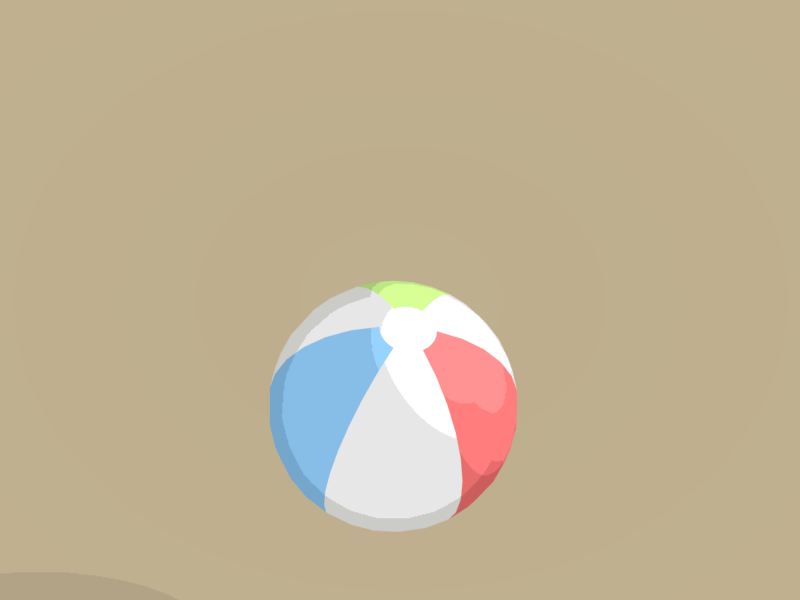 Beach Ball 3d animation beach beach ball c4d cinema4d gif loop nathan duffy summer