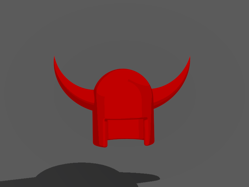 Devil Helmet animation armor c4d cinema 4d devil gif helmet loop nathan duffy satan