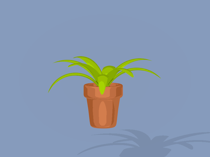 Potted Plant by Nathan Duffy on Dribbble