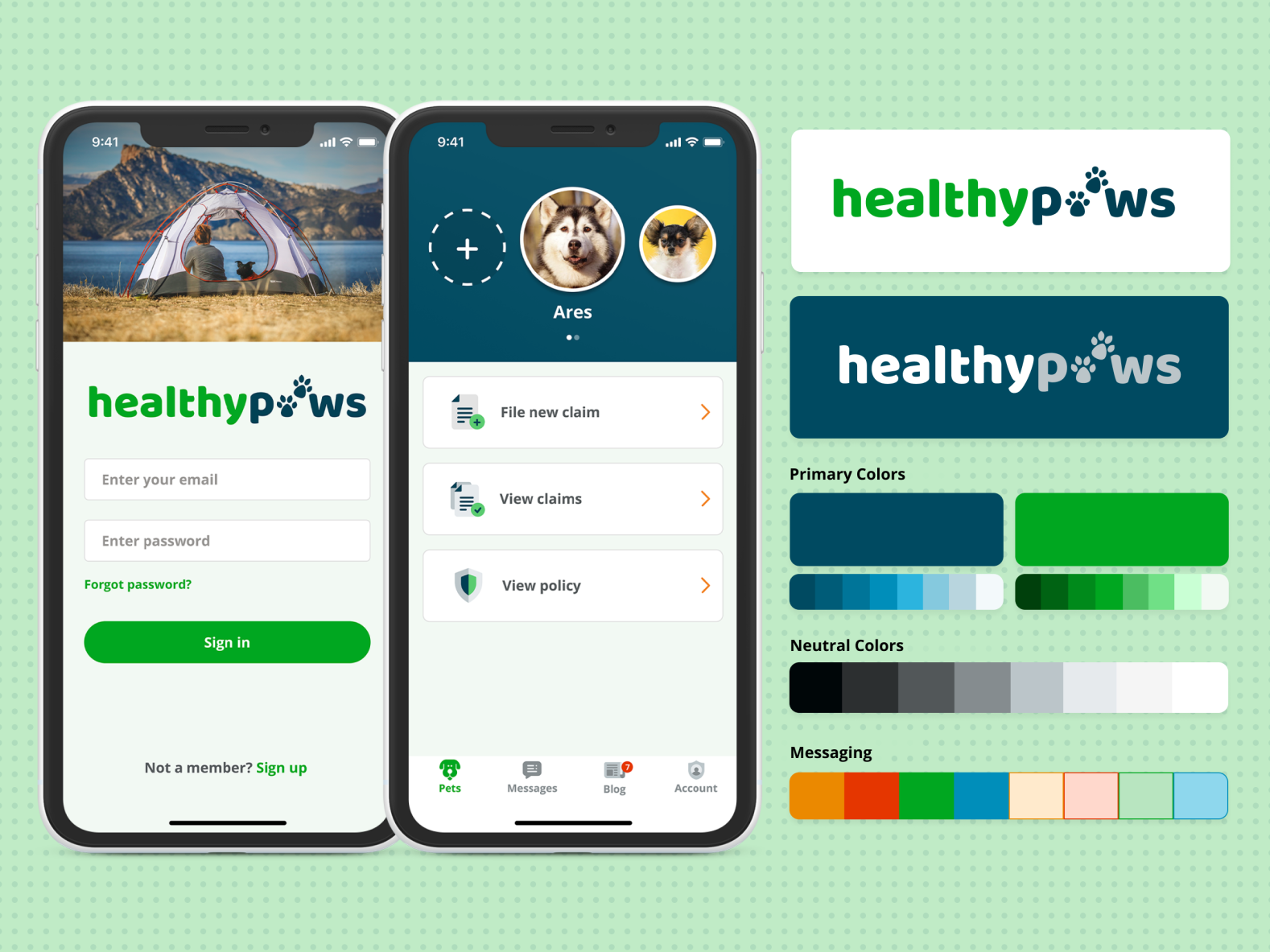 Healthy Paws by Bagaoisan on Dribbble