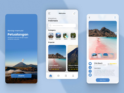 Travel Mobile App Concept apps concept mobile travel ui ux